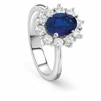 Anneau Salvini Femme in Or blanc Zaffiro 0.85 Ct 20096409 - 20096409